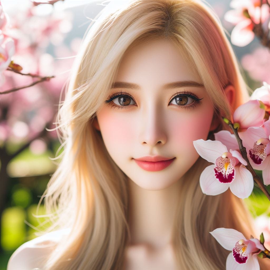如櫻似蘭如夢似幻的神秘女子