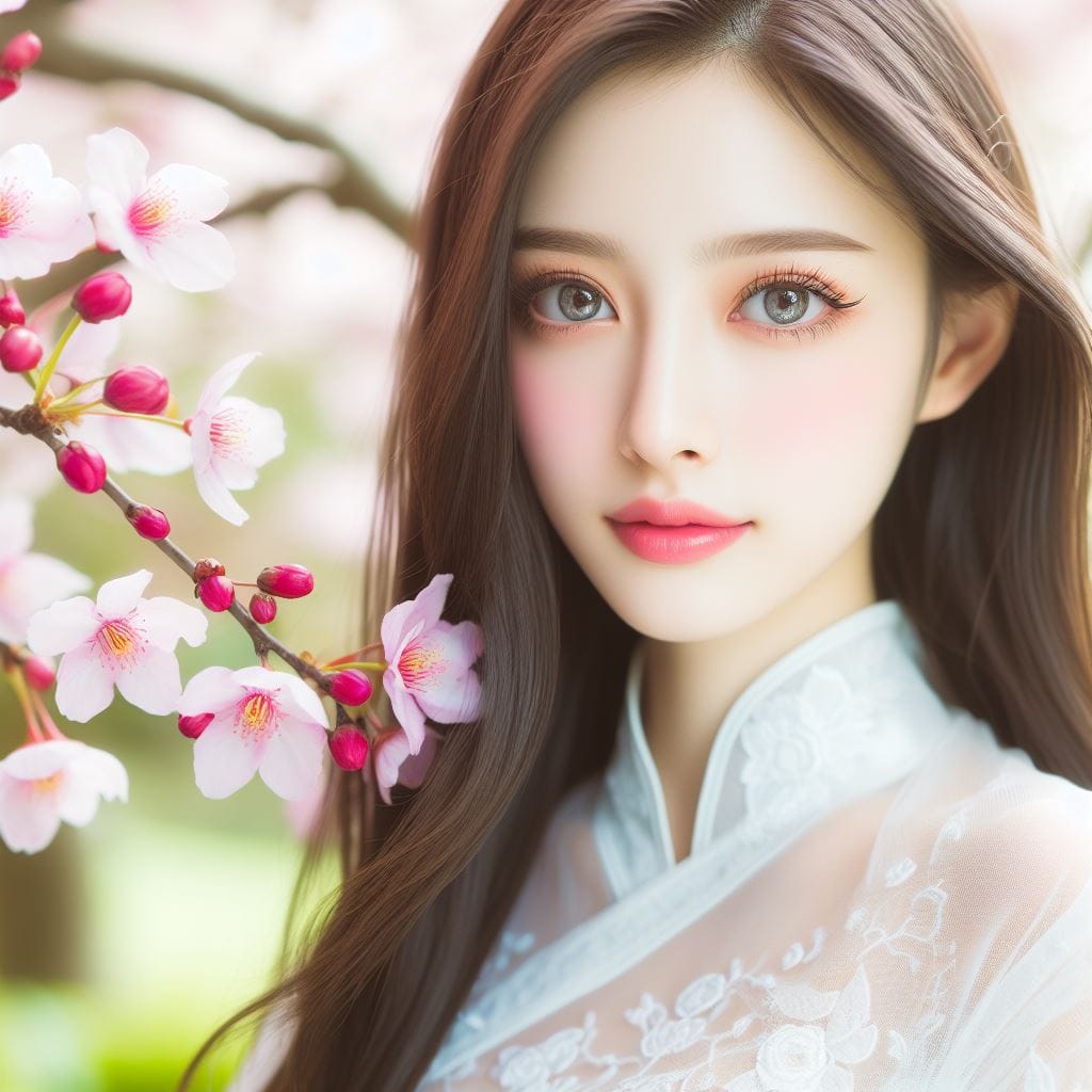 如櫻似蘭如夢似幻的神秘女子