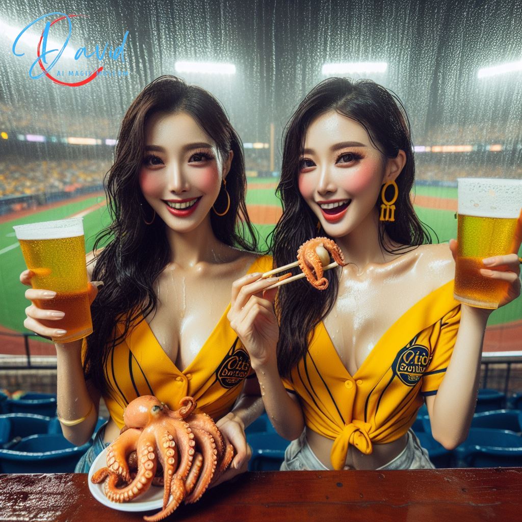 妹子去球場看棒球還接到球