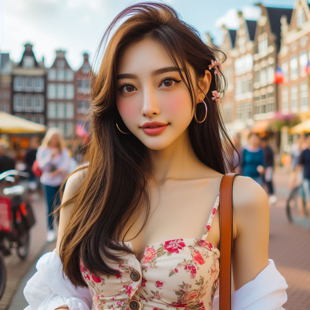妹子遊阿姆斯特丹