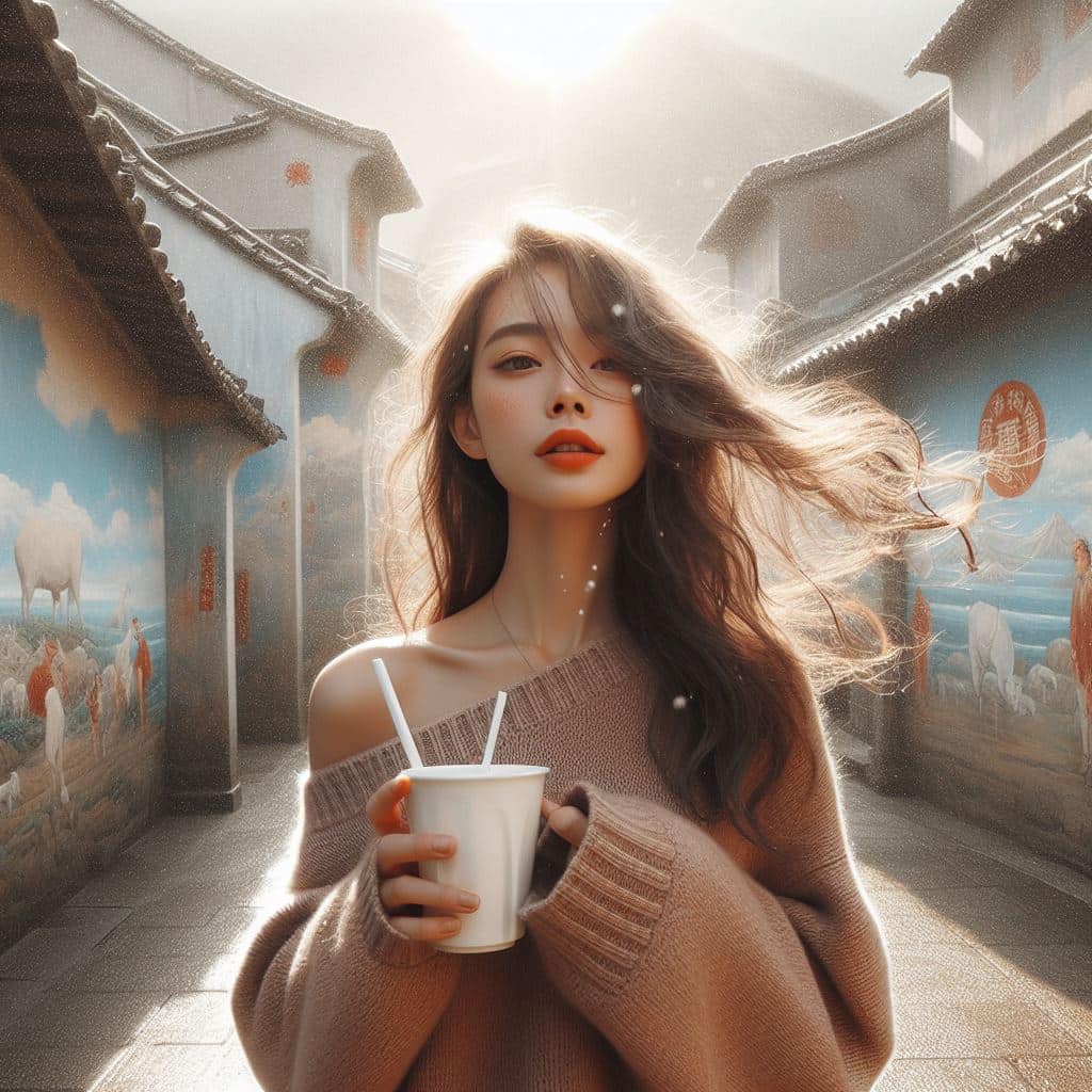 青春的妹子果然好（針織衫風格）