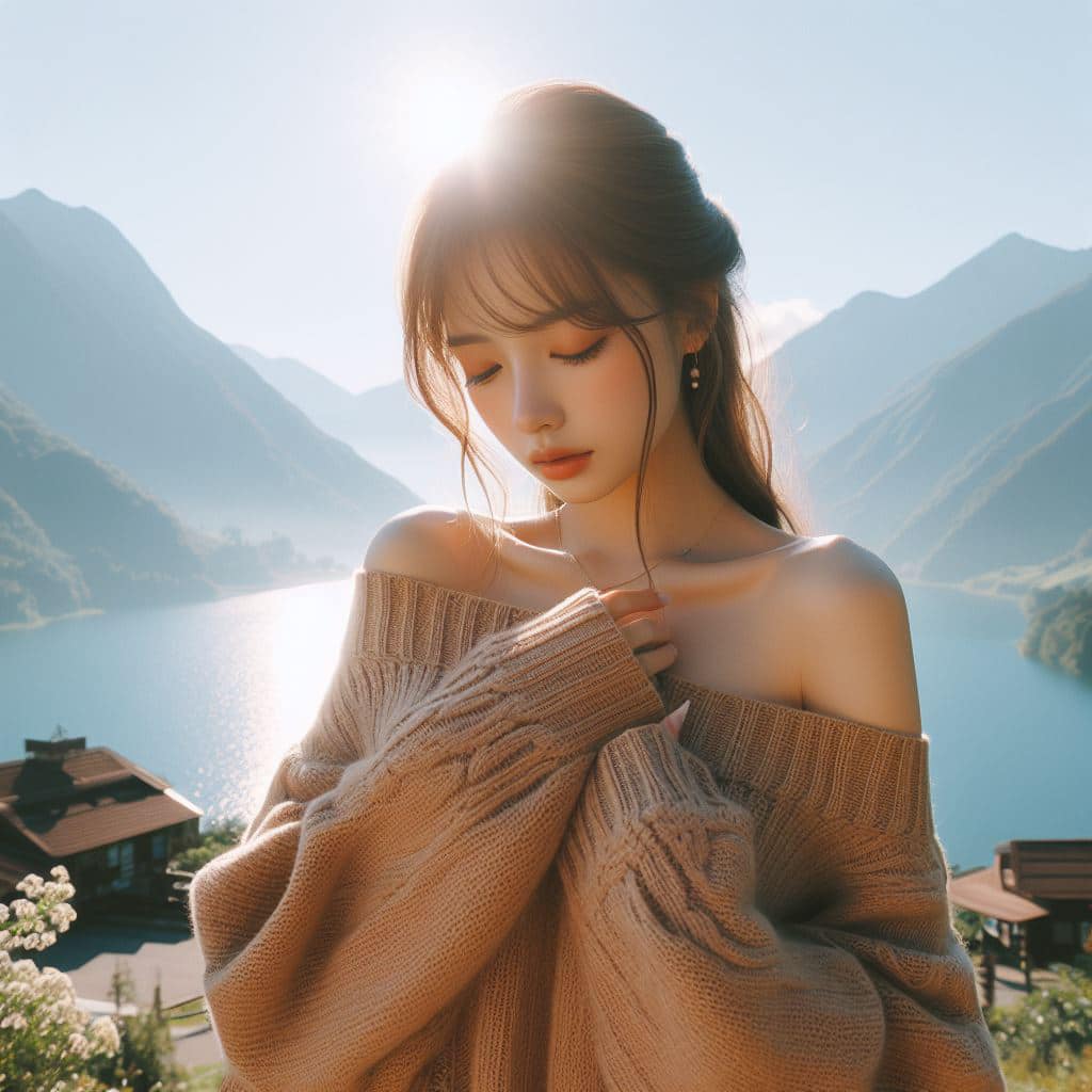 青春的妹子果然好（針織衫風格）