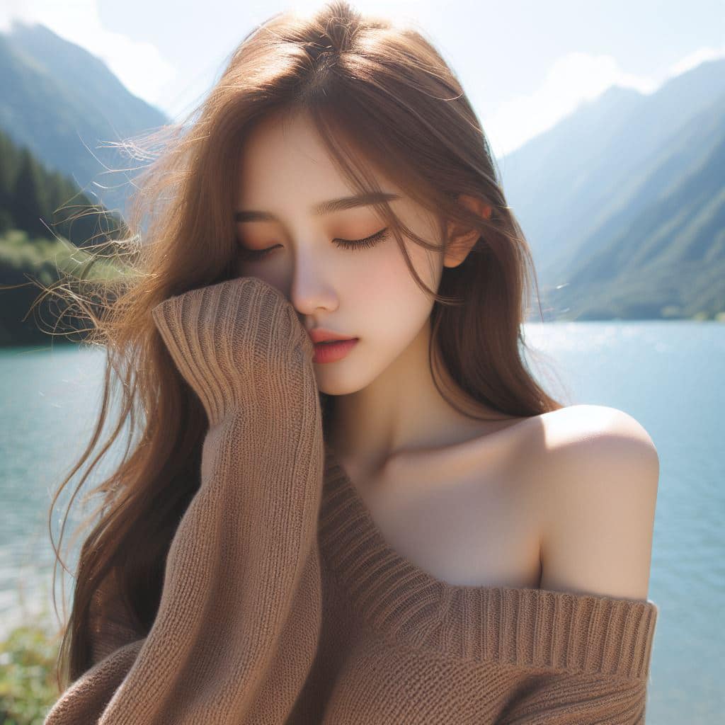 青春的妹子果然好（針織衫風格）