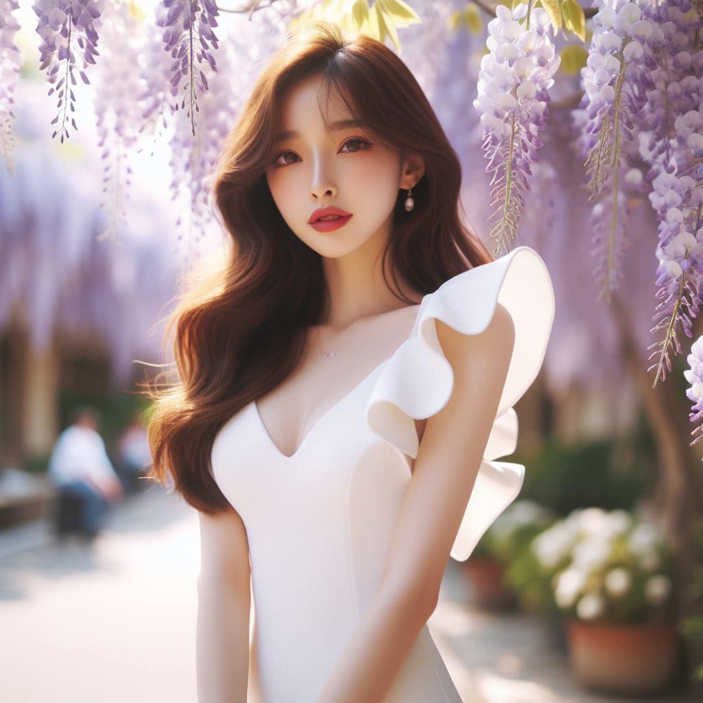青春的妹子果然好（紫藤花風格）