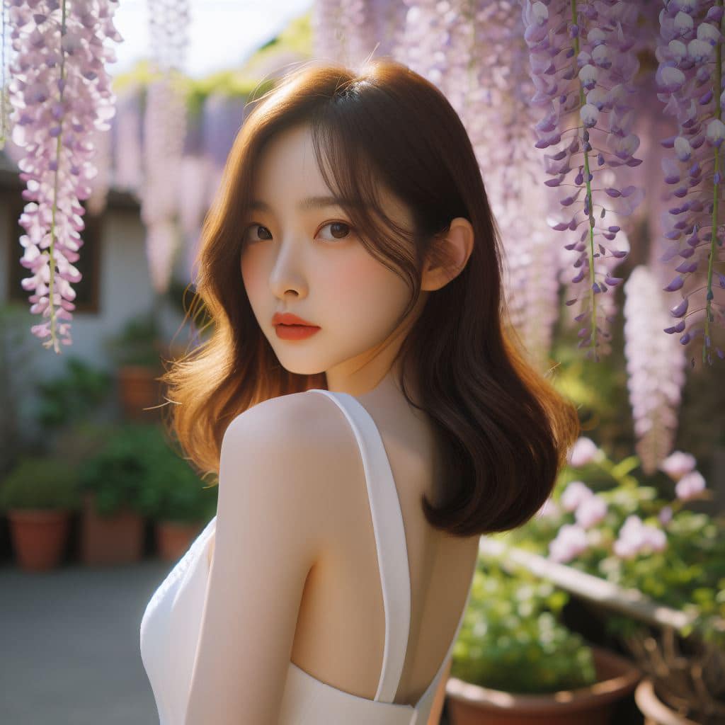 青春的妹子果然好（紫藤花風格）