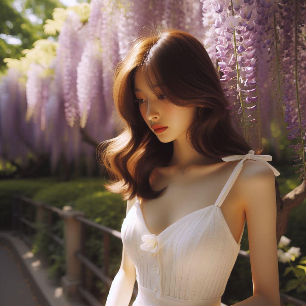 青春的妹子果然好（紫藤花風格）