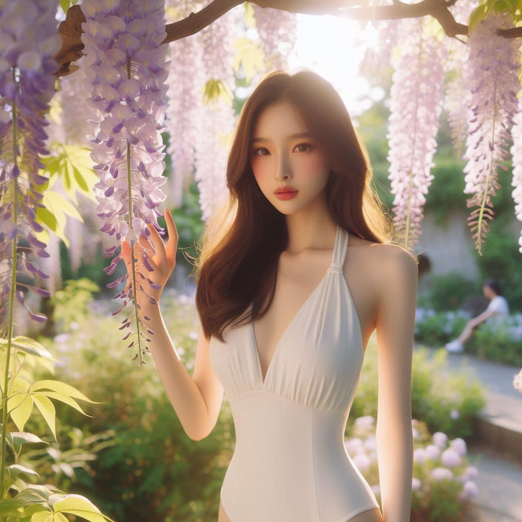 青春的妹子果然好（紫藤花風格）