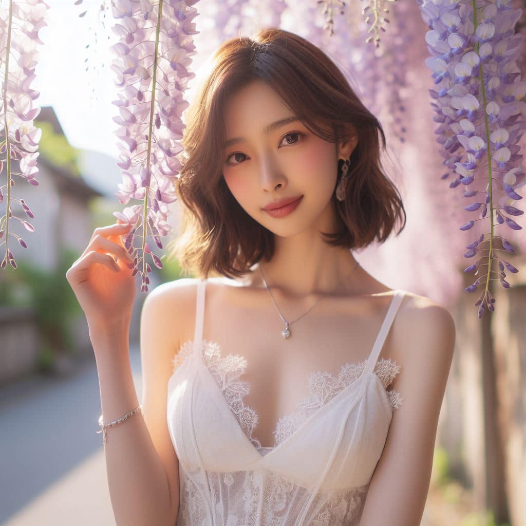 青春的妹子果然好（紫藤花風格）