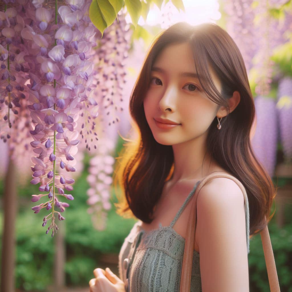 青春的妹子果然好（紫藤花風格）