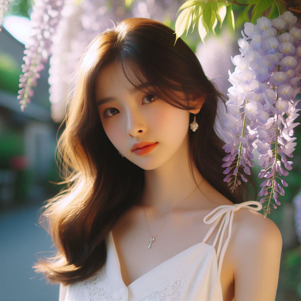 青春的妹子果然好（紫藤花風格）