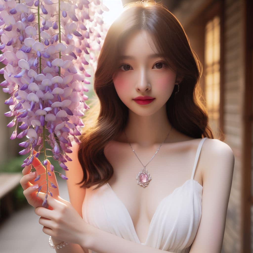 青春的妹子果然好（紫藤花風格）