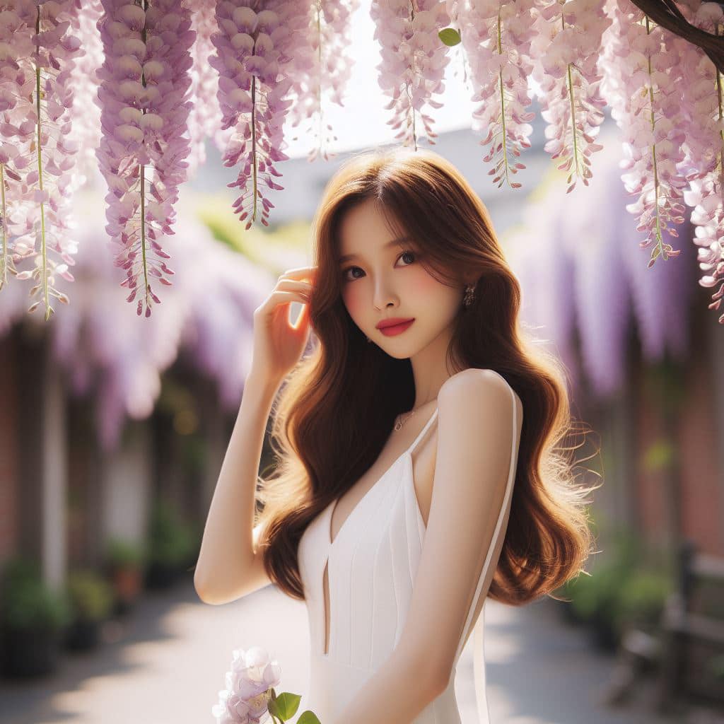青春的妹子果然好（紫藤花風格）