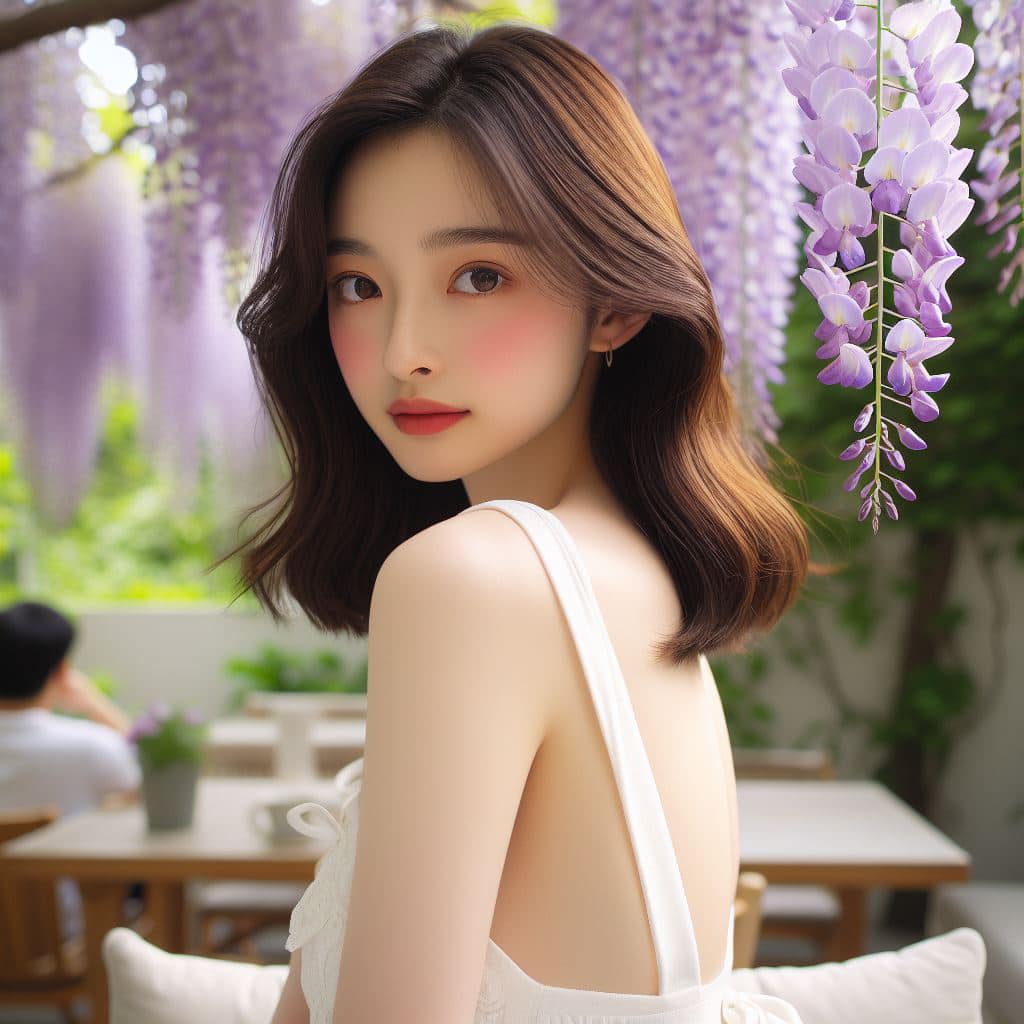 青春的妹子果然好（紫藤花風格）