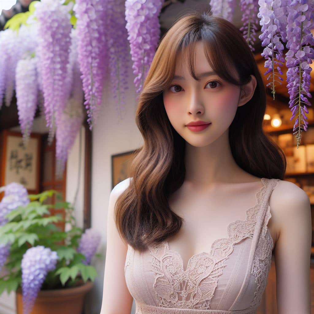 青春的妹子果然好（紫藤花風格）