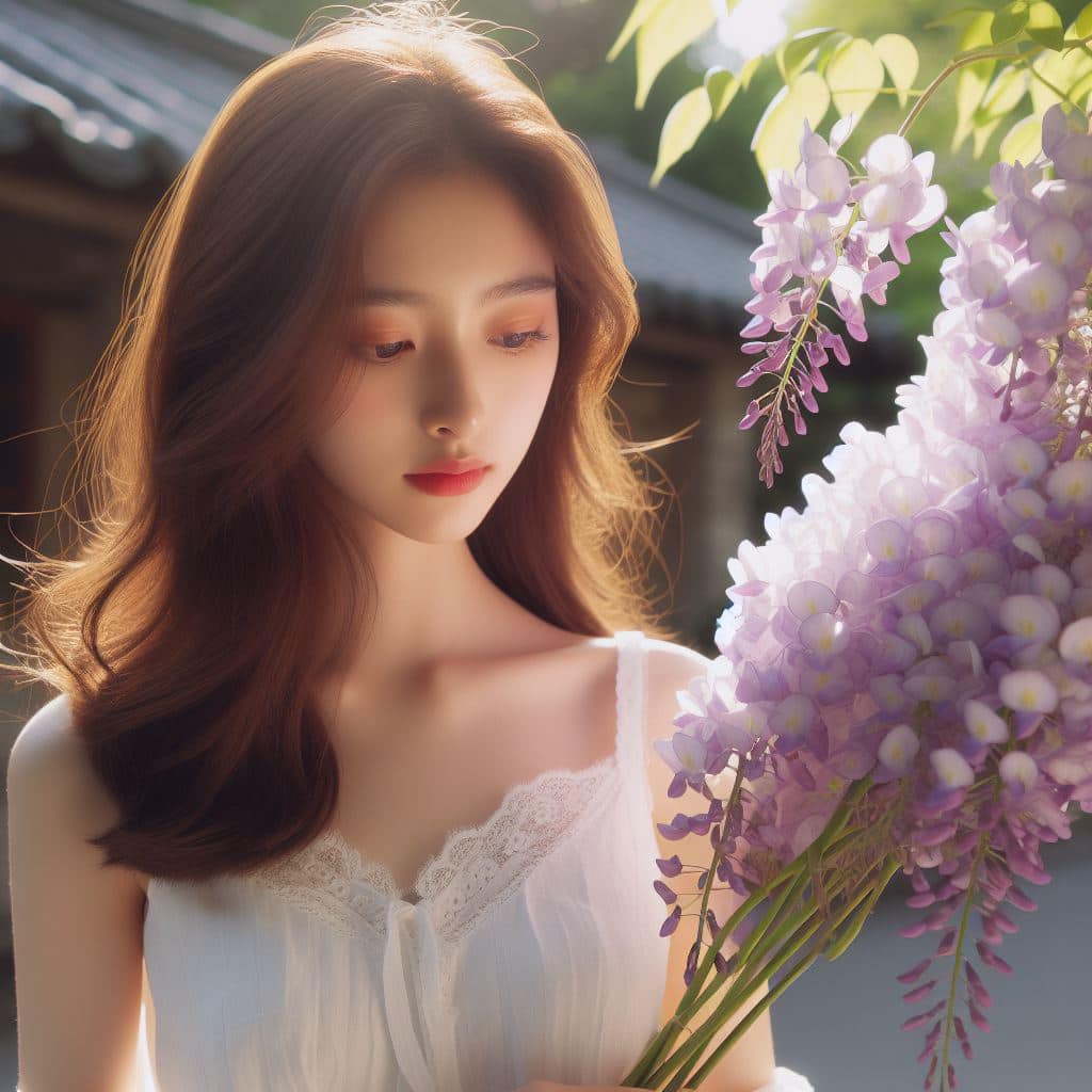 青春的妹子果然好（紫藤花風格）
