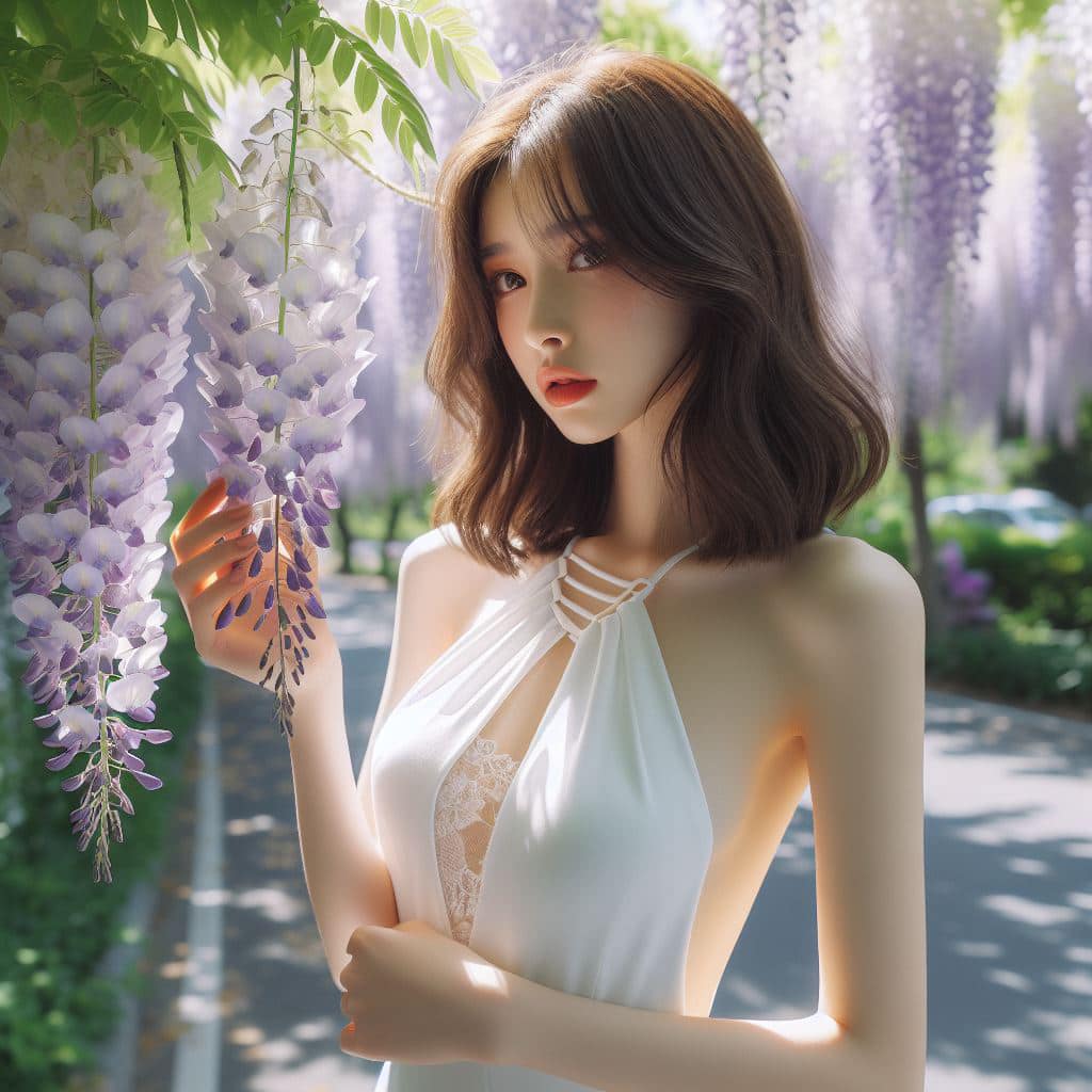 青春的妹子果然好（紫藤花風格）
