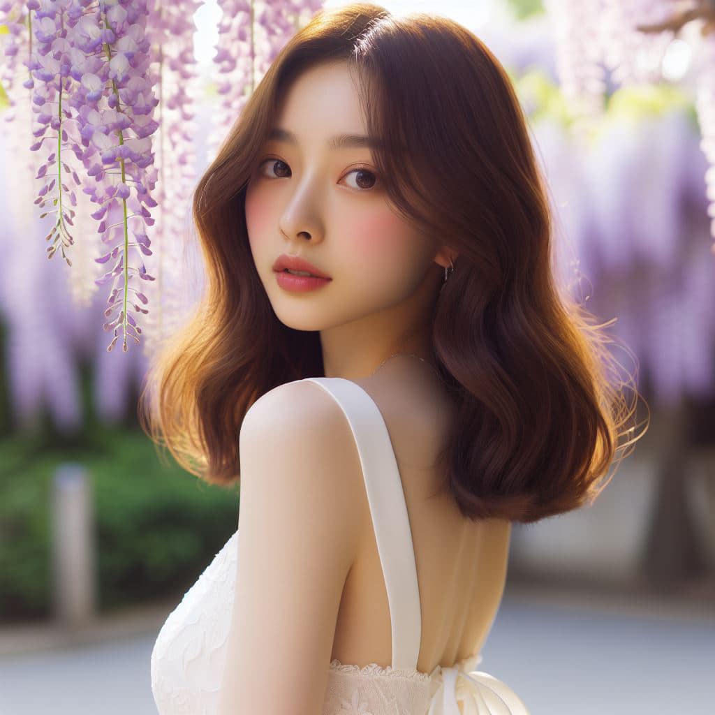 青春的妹子果然好（紫藤花風格）