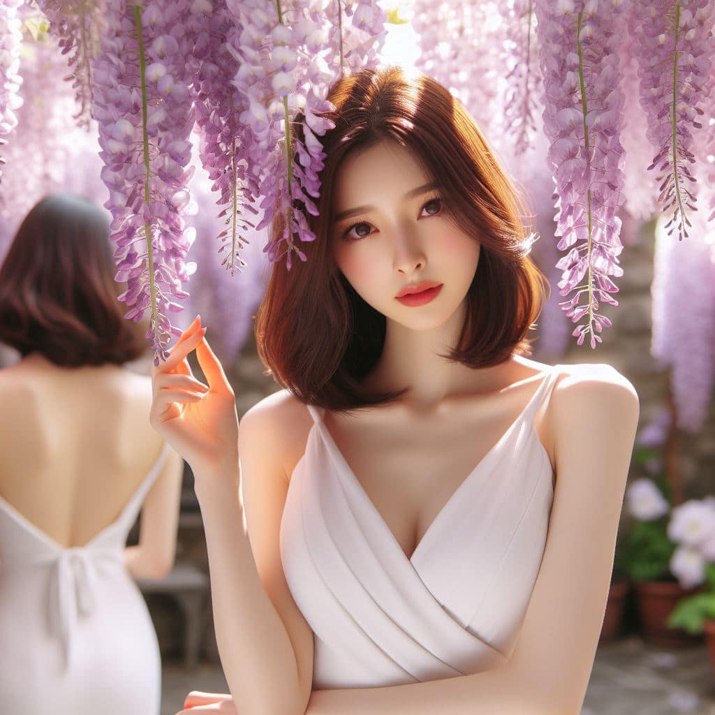 青春的妹子果然好（紫藤花風格）