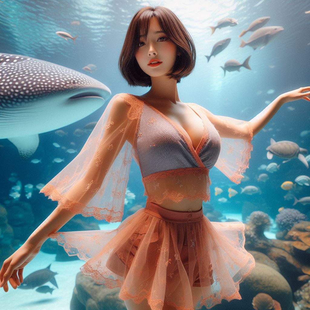 帶著妹子一起去水族館