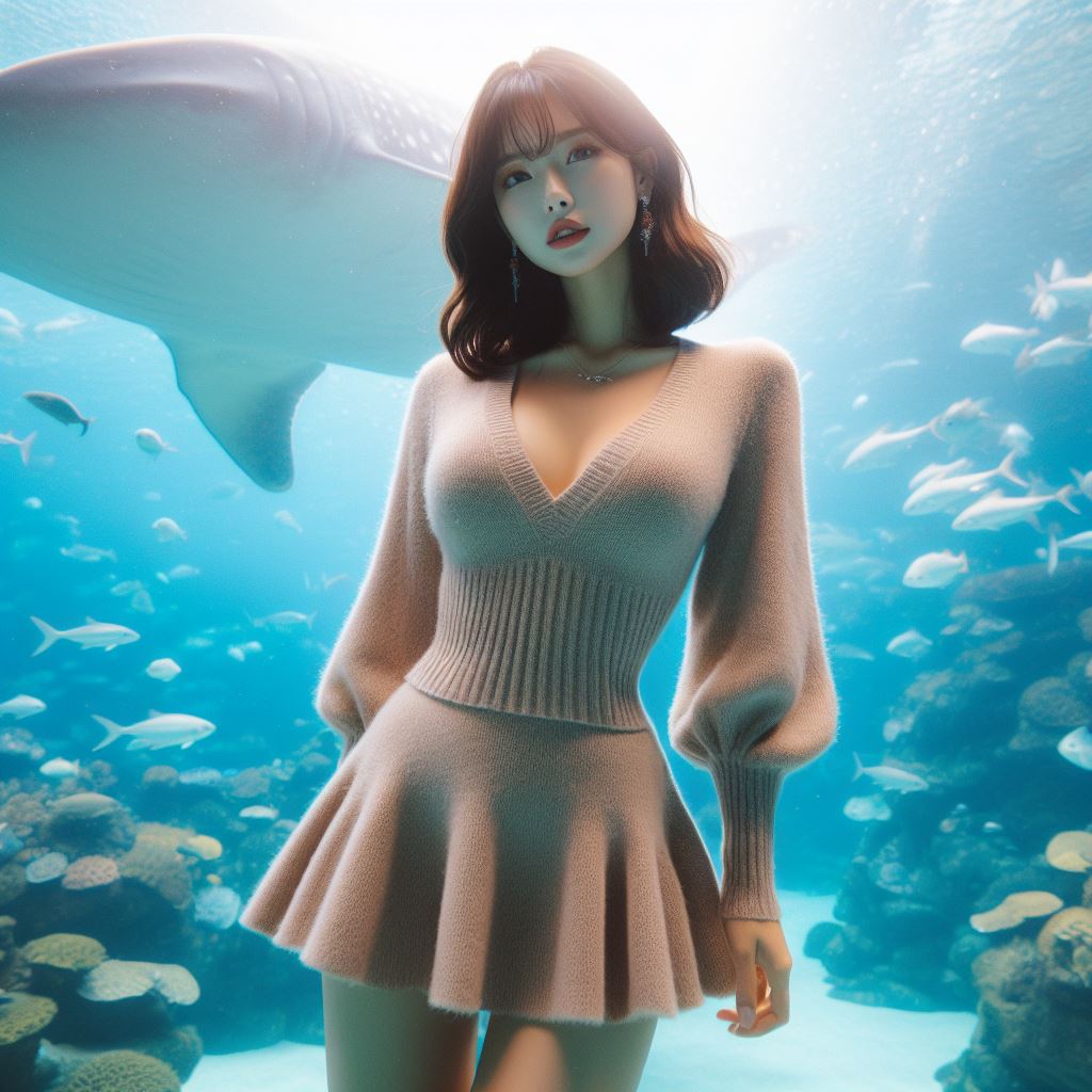帶著妹子一起去水族館