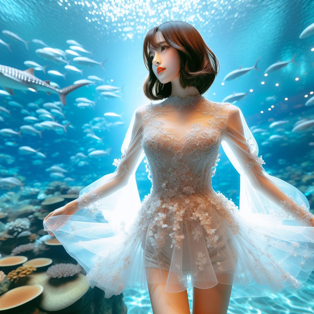 帶著妹子一起去水族館