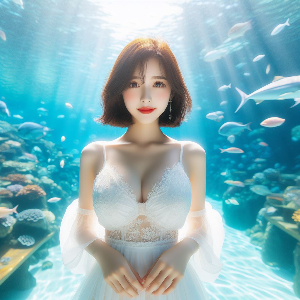 帶著妹子一起去水族館
