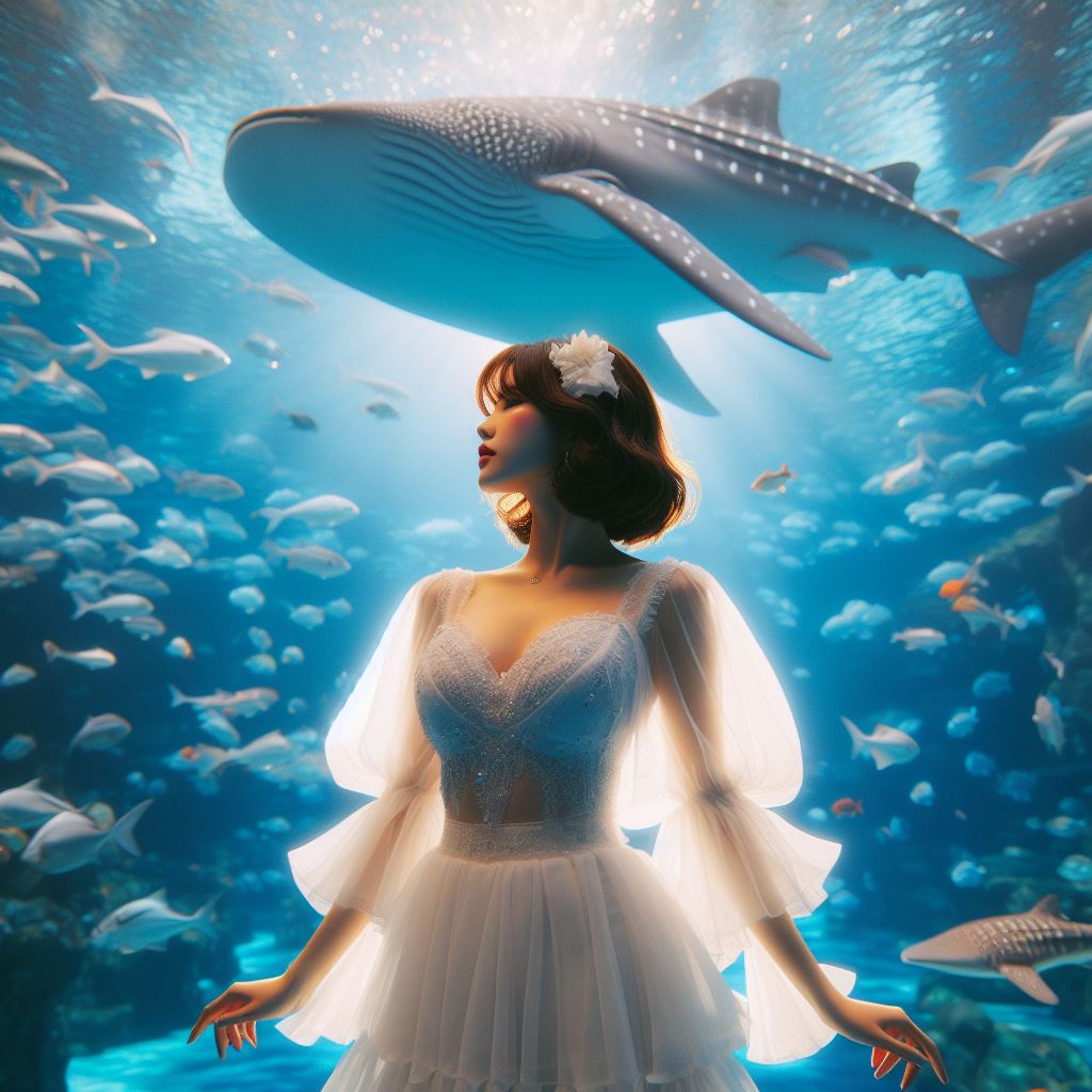 帶著妹子一起去水族館