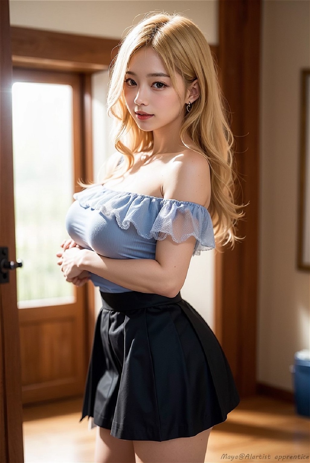 see-through skirt girl