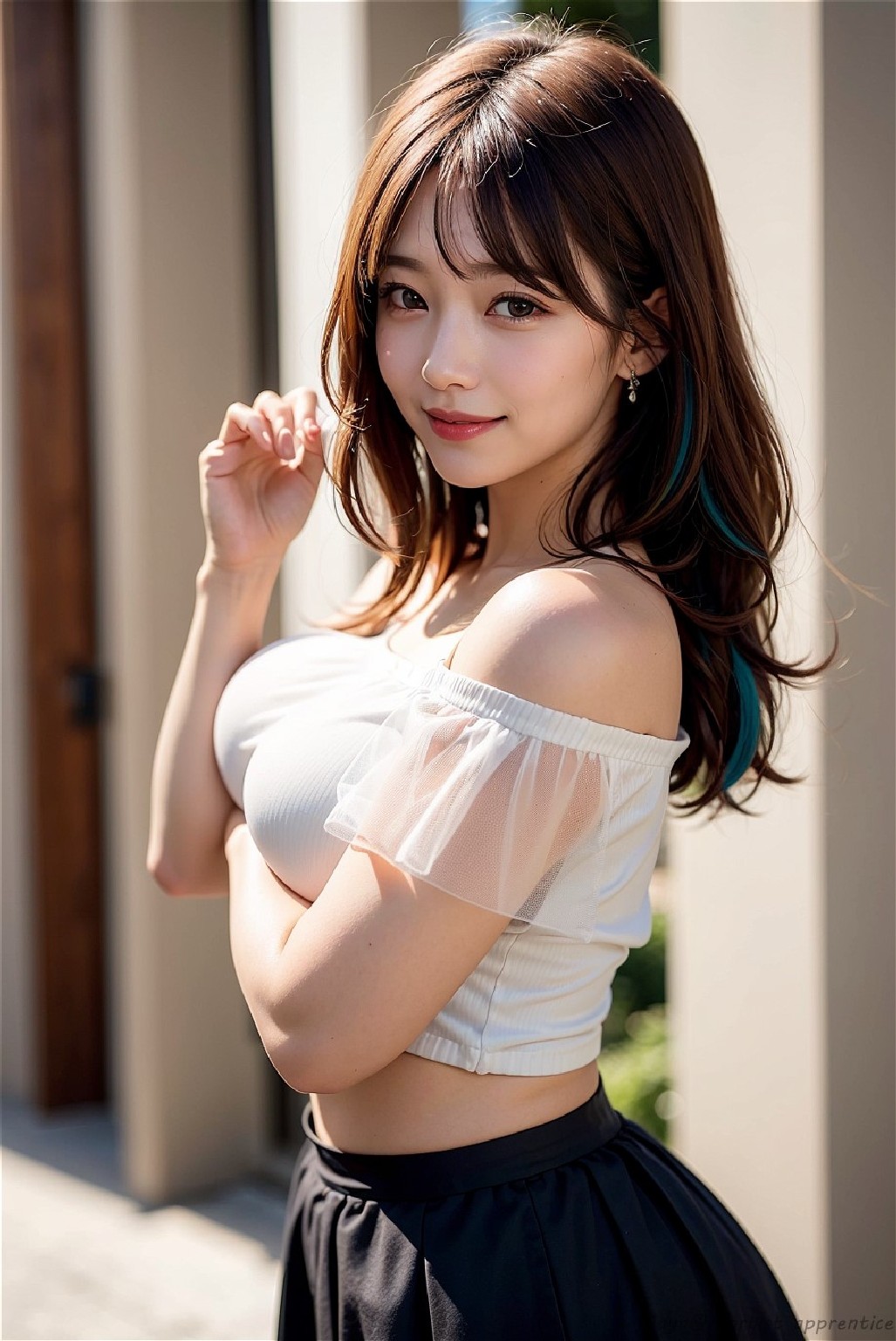 see-through skirt girl