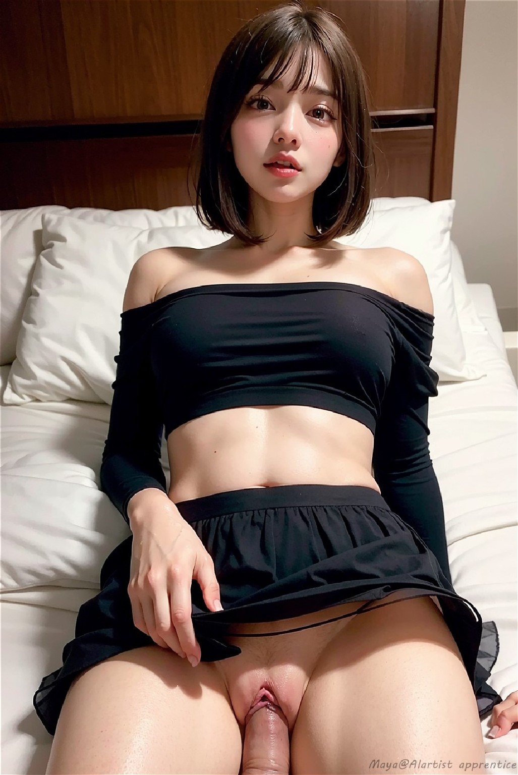 see-through skirt girl