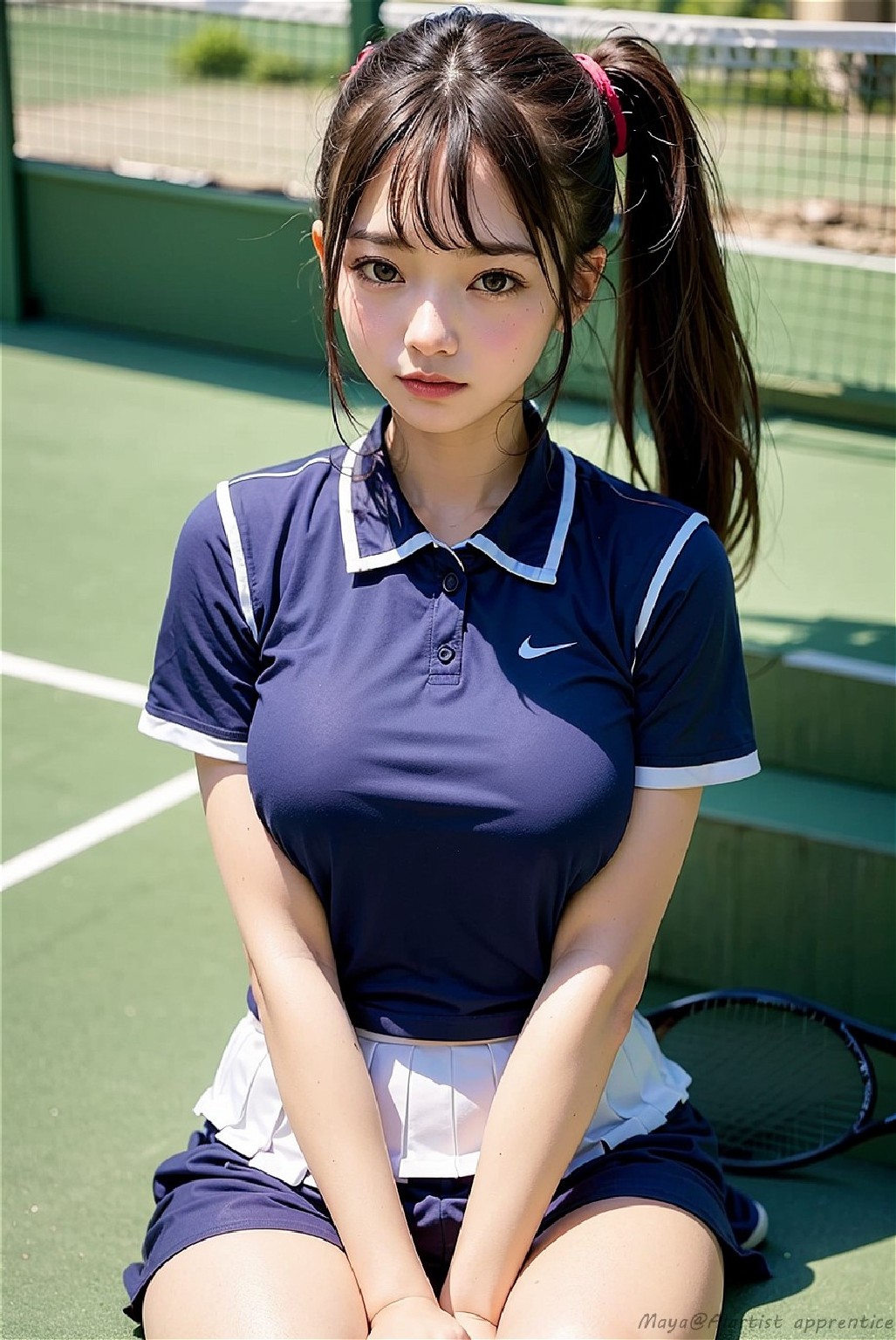 Sexy tennis player