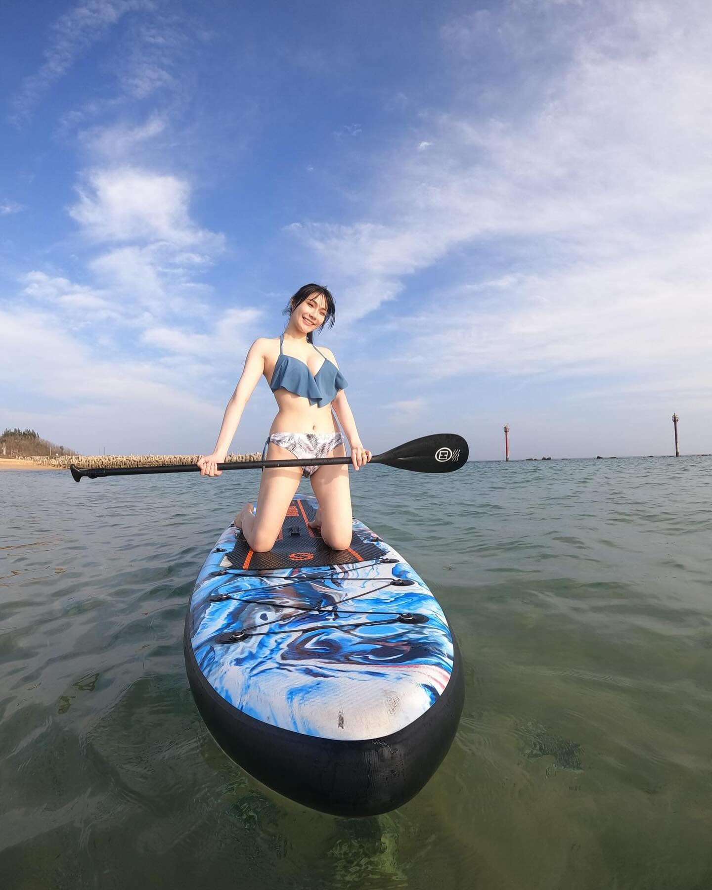澎湖民宿老闆娘「熙熙」有夠正！「雪乳美腿」大方秀出，說要好好招待客人！