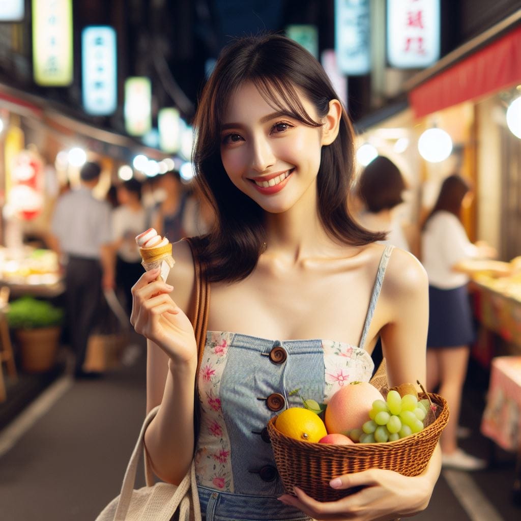 Sister walks around the old streets of Japan full of Showa era flair