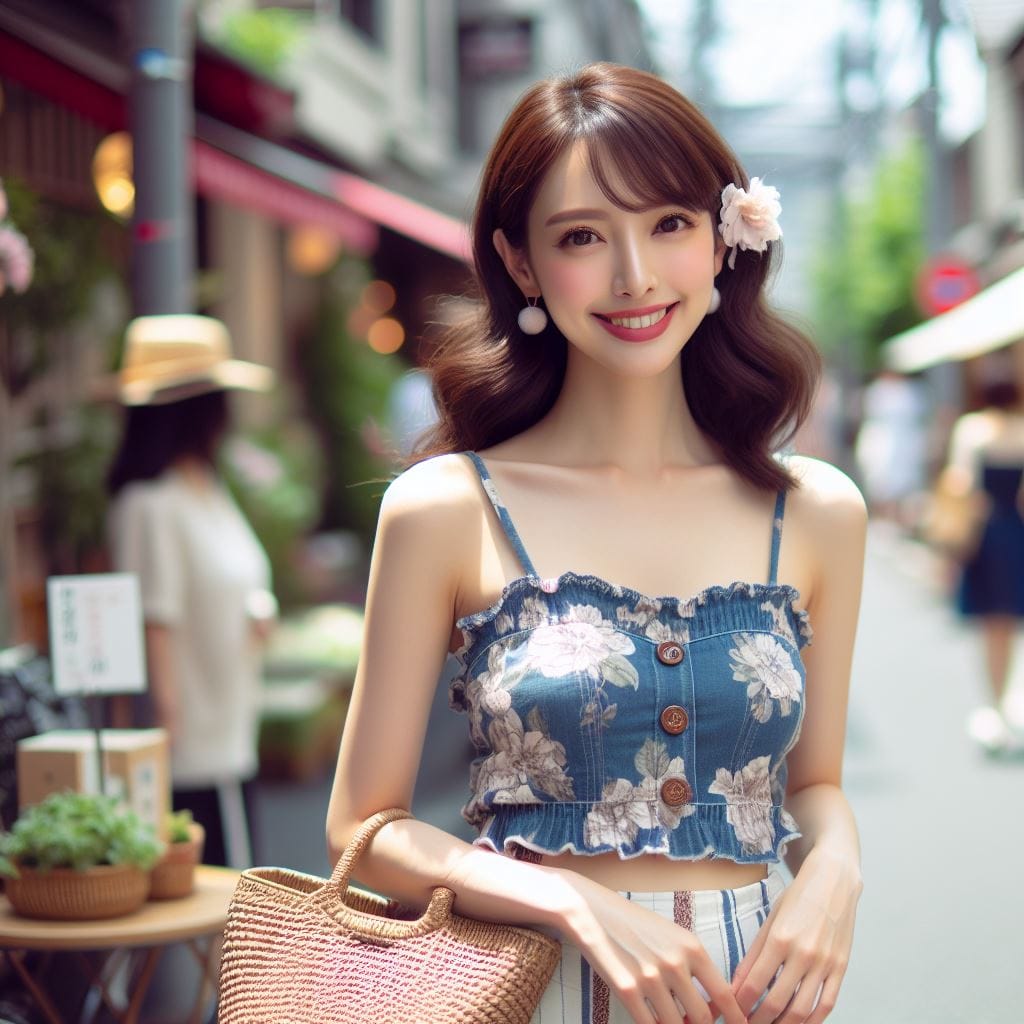 Sister walks around the old streets of Japan full of Showa era flair