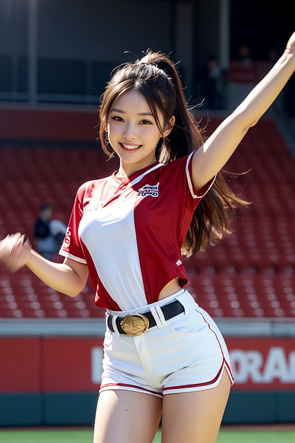 A woman who loves sports