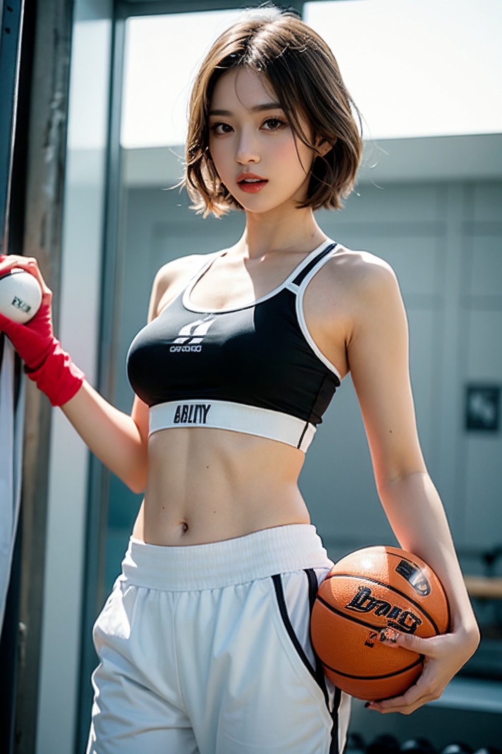 A woman who loves sports