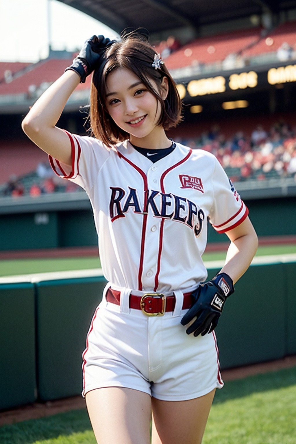 A woman who loves sports
