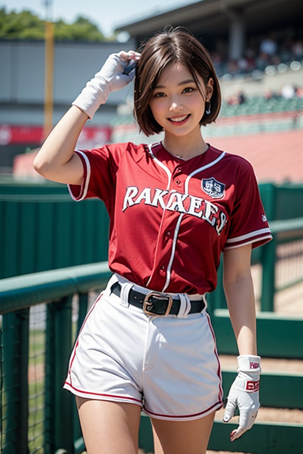 A woman who loves sports