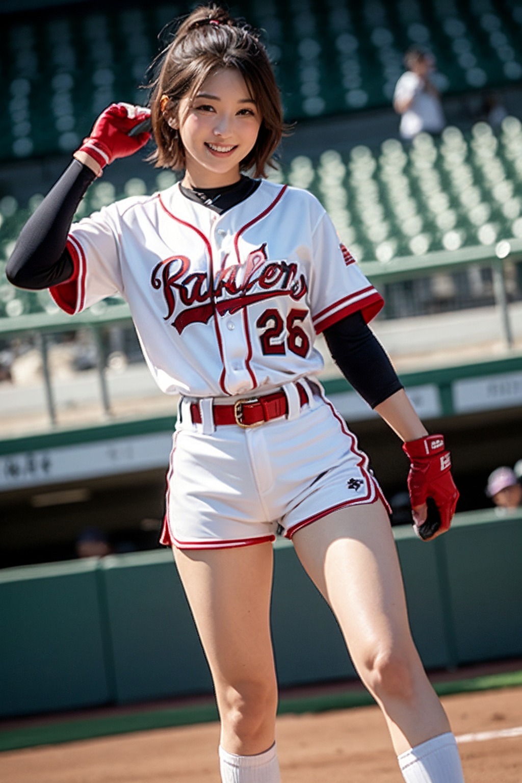 A woman who loves sports
