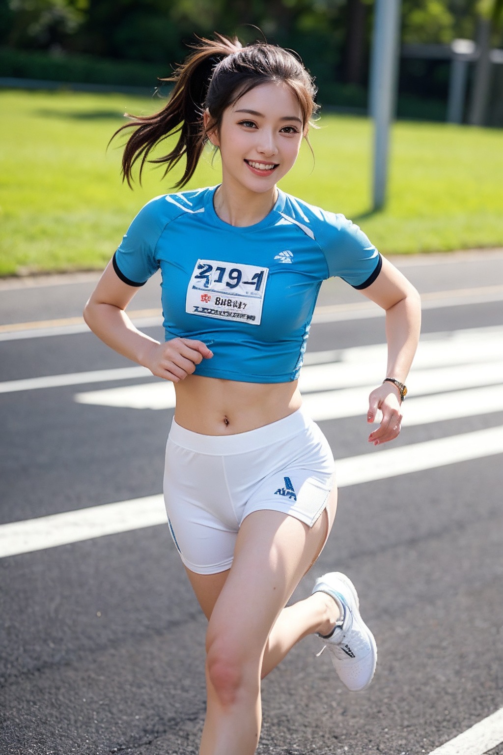 A woman who loves sports