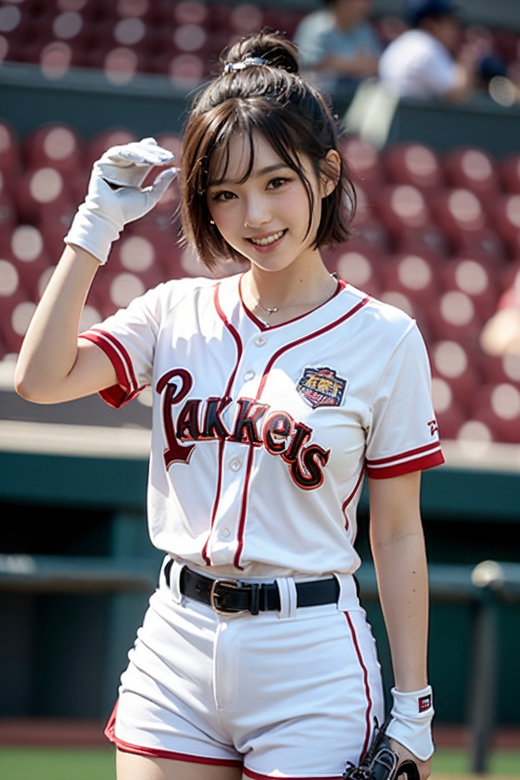 A woman who loves sports