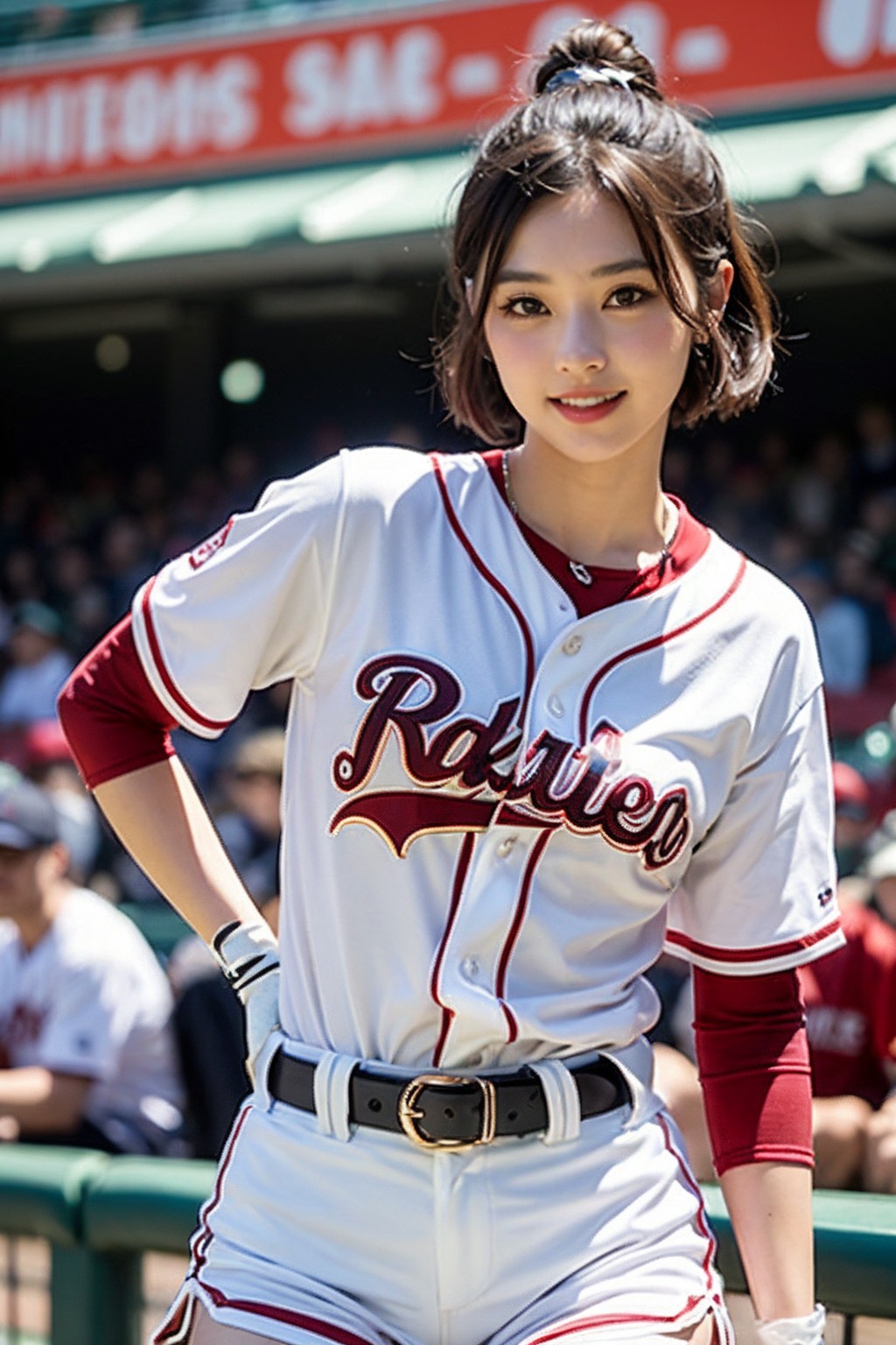 A woman who loves sports