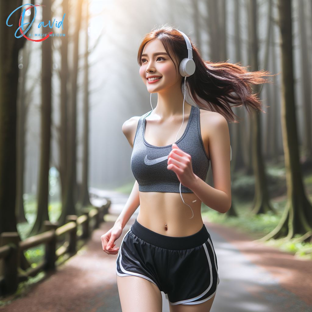 在晨曦中揮灑汗水迎接美好的一天