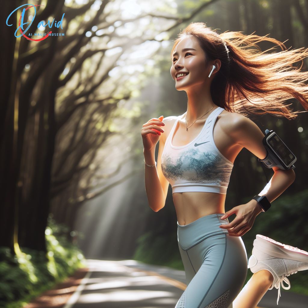 在晨曦中揮灑汗水迎接美好的一天