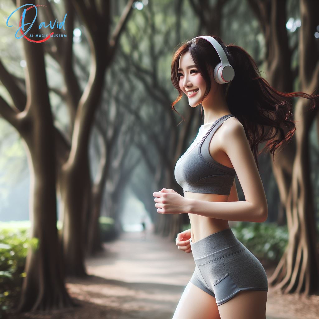 在晨曦中揮灑汗水迎接美好的一天