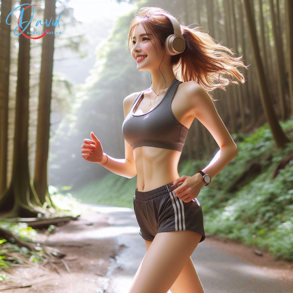 在晨曦中揮灑汗水迎接美好的一天