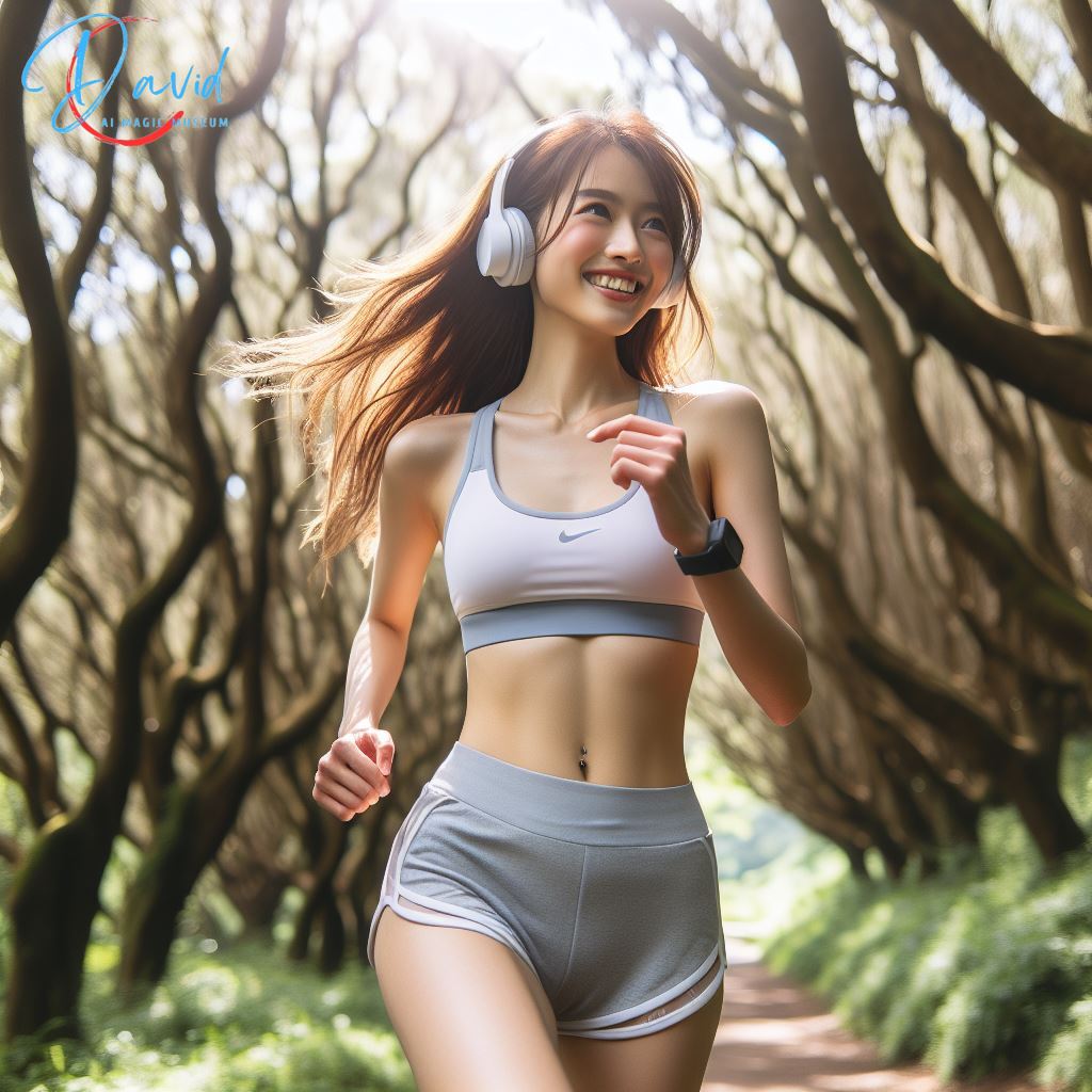 在晨曦中揮灑汗水迎接美好的一天