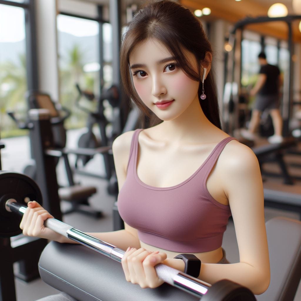 每次上健身房都看到這個妹子