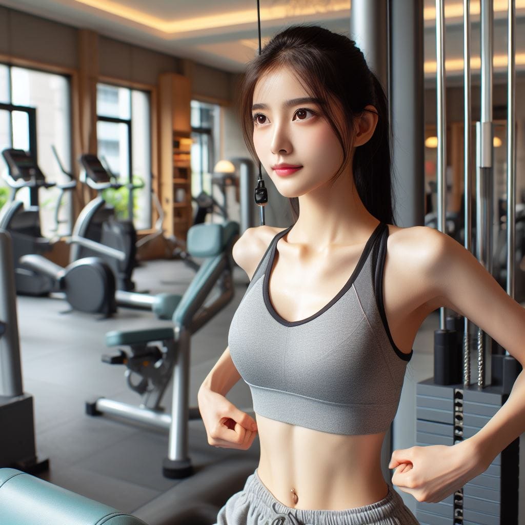 每次上健身房都看到這個妹子