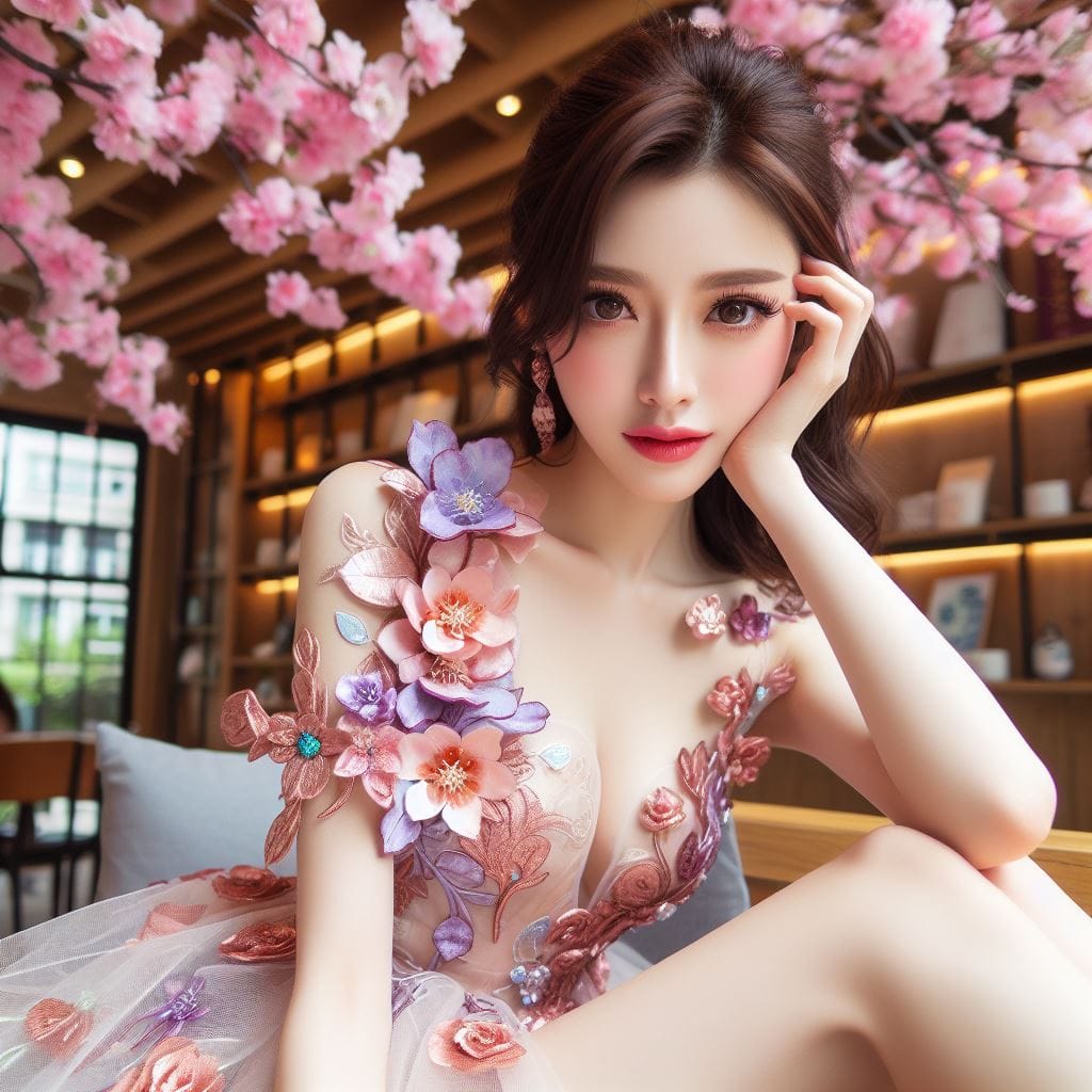 妹子出門和在家．都要穿美美的